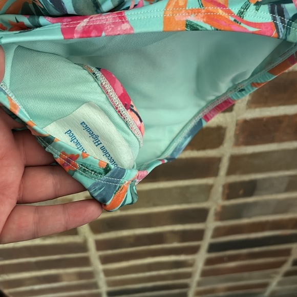 Women’s Kona Sol 2 piece High Waist Bottom SwimSuit, Size Small (4-6), Tropical - Picture 8 of 11